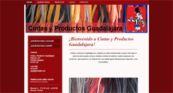 Desktop Screenshot of cintasguadalajara.com